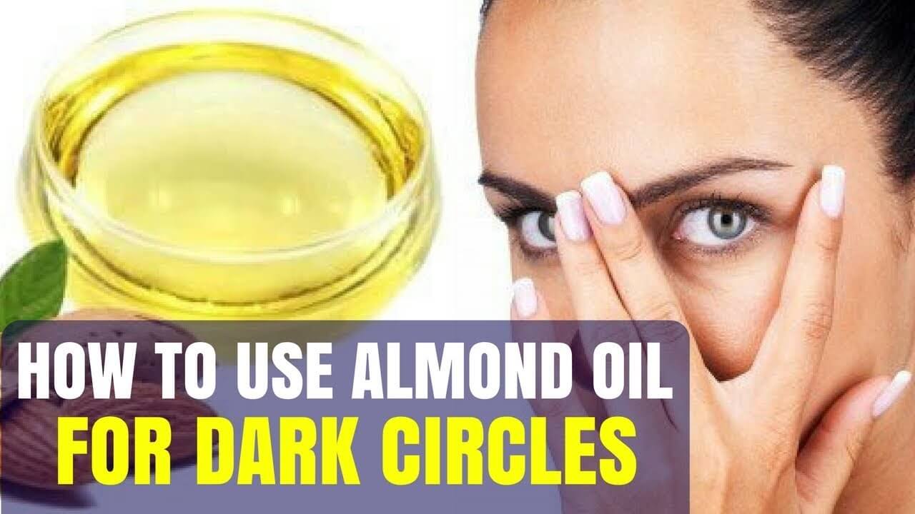 almond oil for dark circle