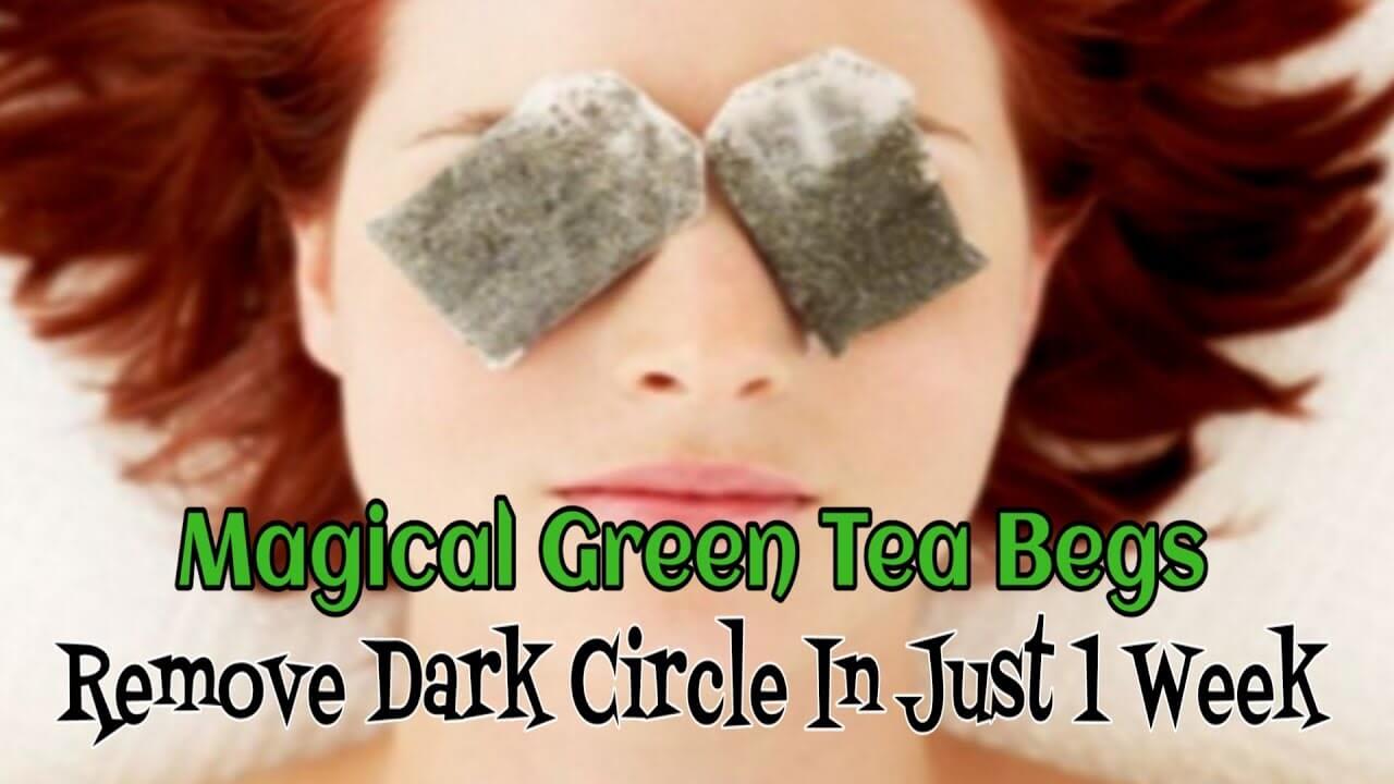green tea for dark circle