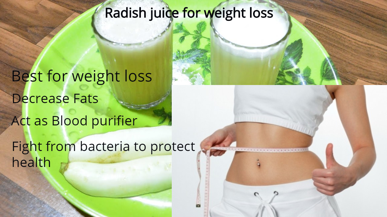 radish juice for weight loss